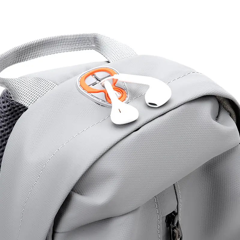 Gray USB-C Crossbody Bag for Men - Image 5