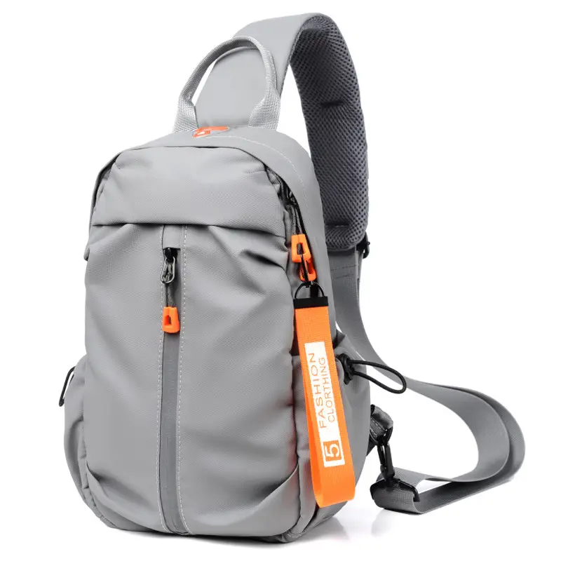 Gray USB-C Crossbody Bag for Men - Image 7