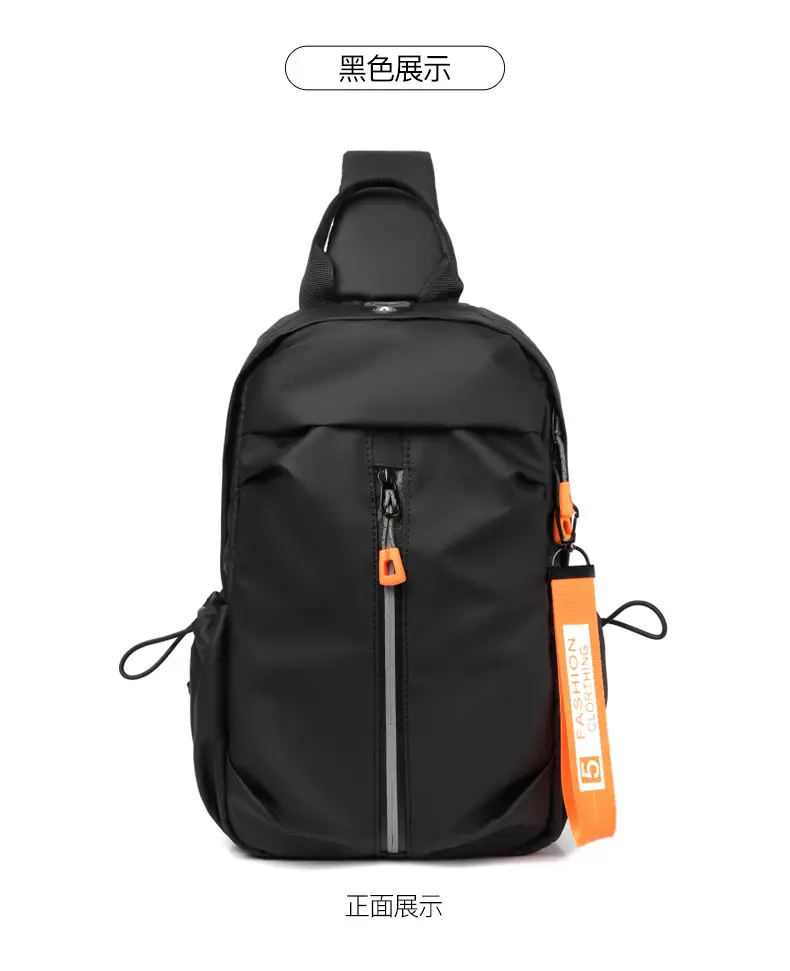 Gray USB-C Crossbody Bag for Men — feature 40