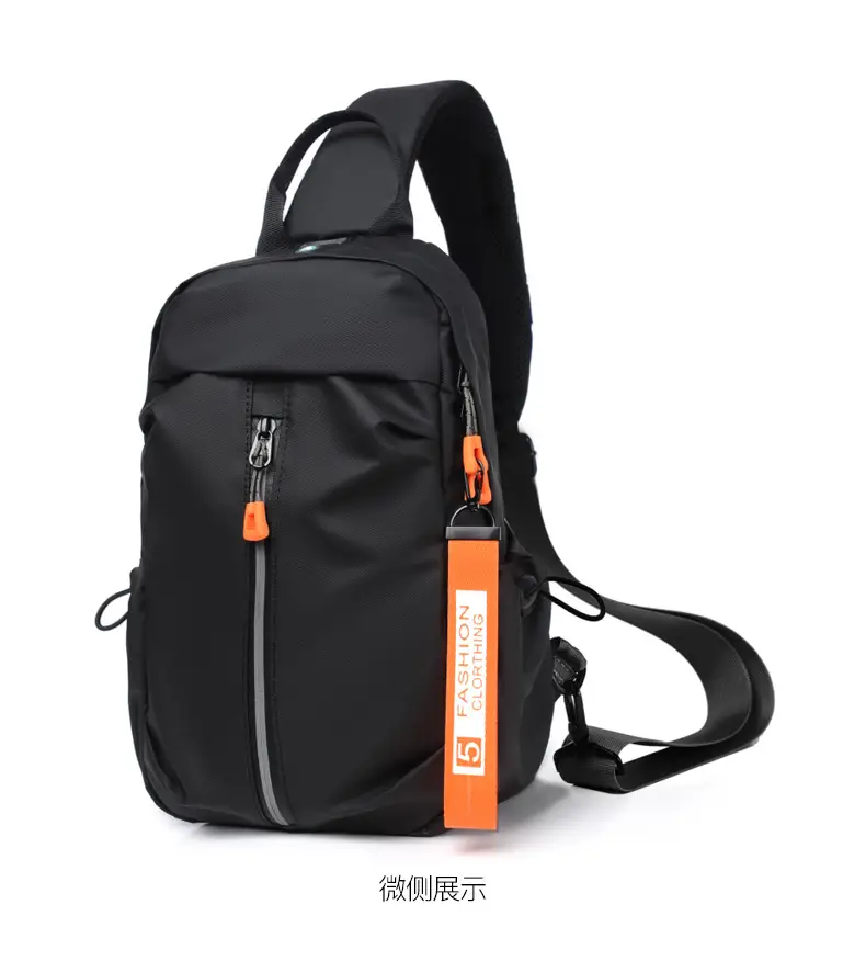 Gray USB-C Crossbody Bag for Men — feature 41