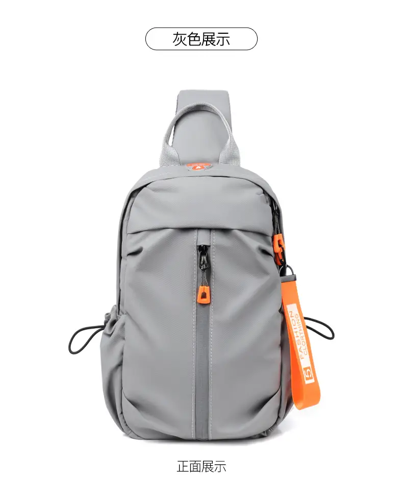 Gray USB-C Crossbody Bag for Men — feature 42