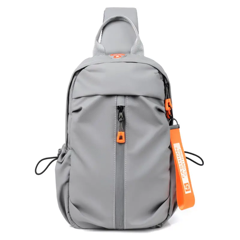 Gray USB-C Crossbody Bag for Men - Image 2