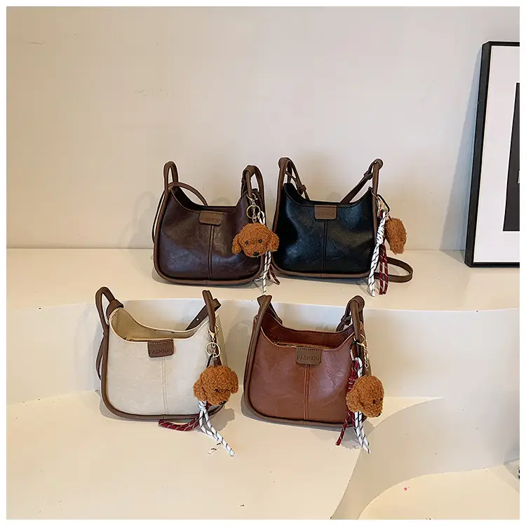 Women's Maillard Shoulder Bag Large Capacity Brown Crossbody - Image 10