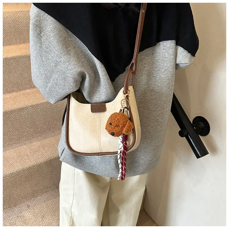 Women's Maillard Shoulder Bag Large Capacity Brown Crossbody — feature 18