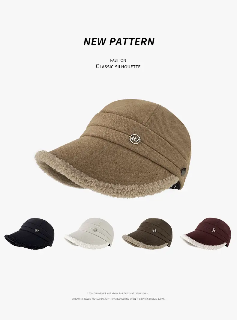 New Autumn Winter Reversible Fisherman Cap with Wide Brim — feature 21