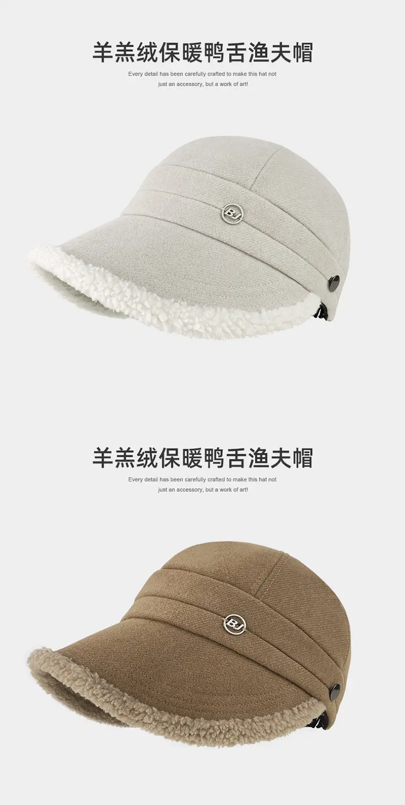 New Autumn Winter Reversible Fisherman Cap with Wide Brim — feature 24