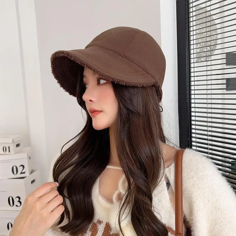 New Autumn Winter Reversible Fisherman Cap with Wide Brim - Image 26