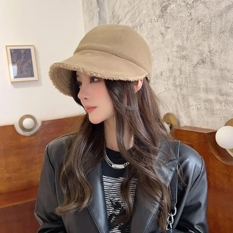 New Autumn Winter Reversible Fisherman Cap with Wide Brim - Image 28