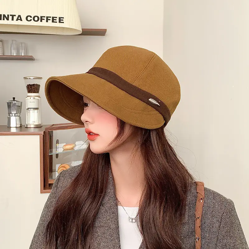 New Autumn Winter Reversible Fisherman Cap with Wide Brim - Image 31