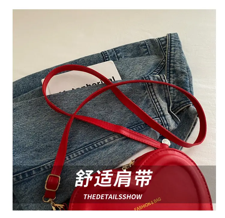 Heart Shaped Green Women's Crossbody Bag — feature 7