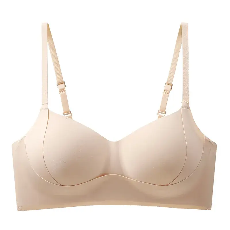 Fixed Cup Soft Support Litching Bra Women Anti-Sagging - Image 2