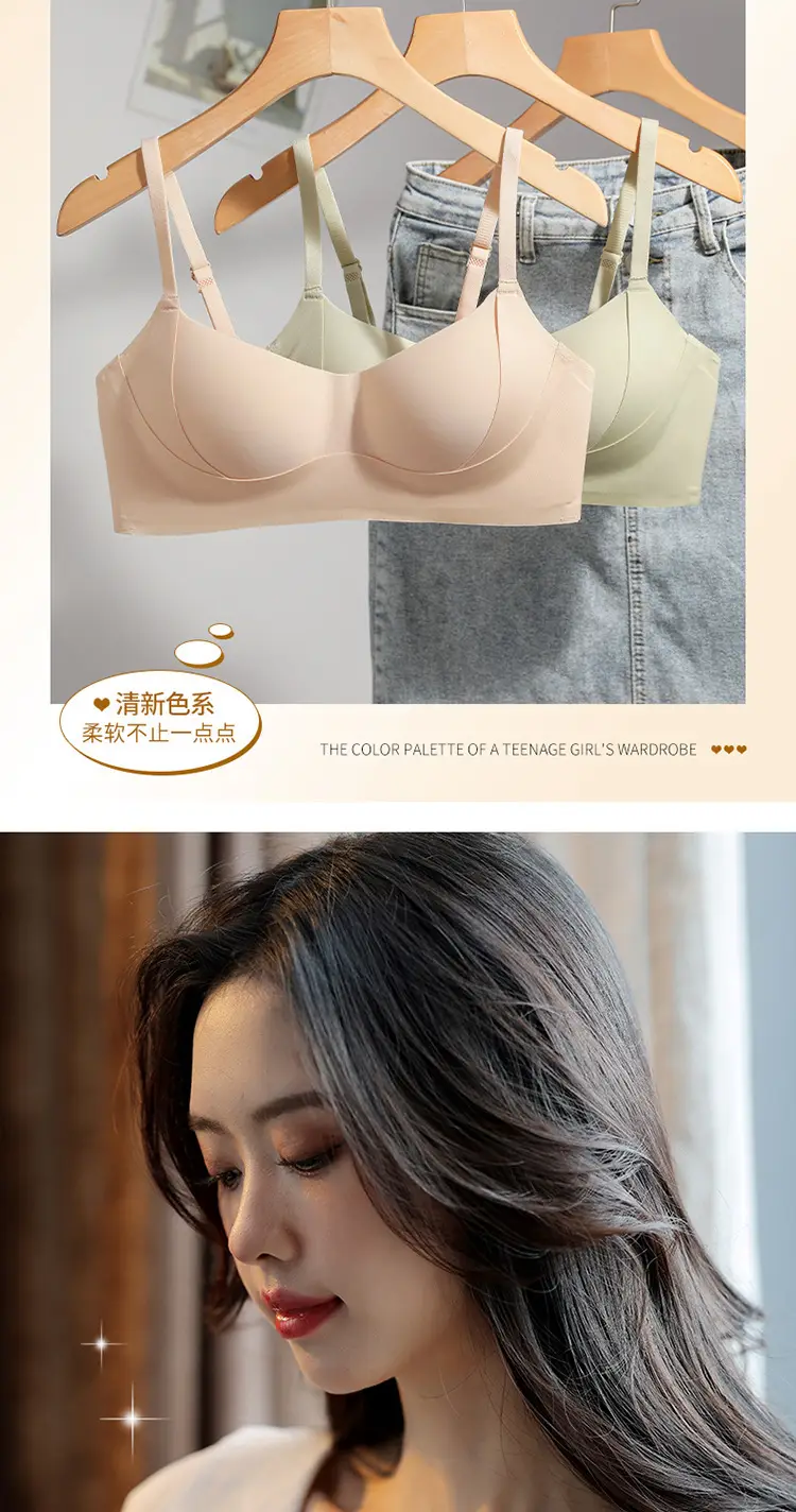 Fixed Cup Soft Support Litching Bra Women Anti-Sagging — feature 10