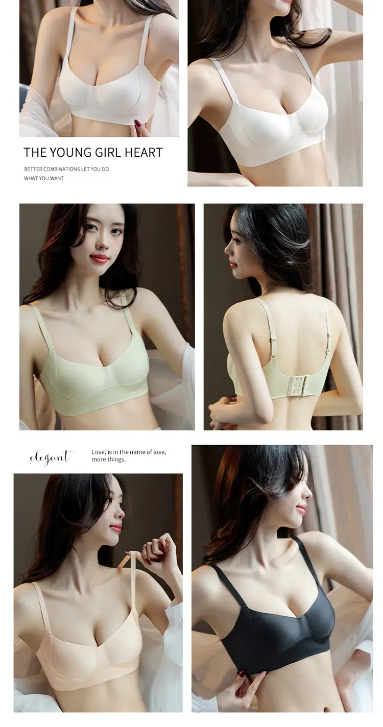 Fixed Cup Soft Support Litching Bra Women Anti-Sagging — feature 20