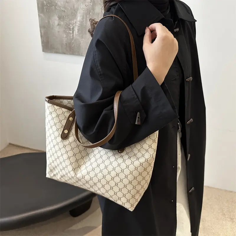 Women's Large Capacity Tote Bag 2026 New Cross-Border Niche Trendy Shoulder Bag - Image 7