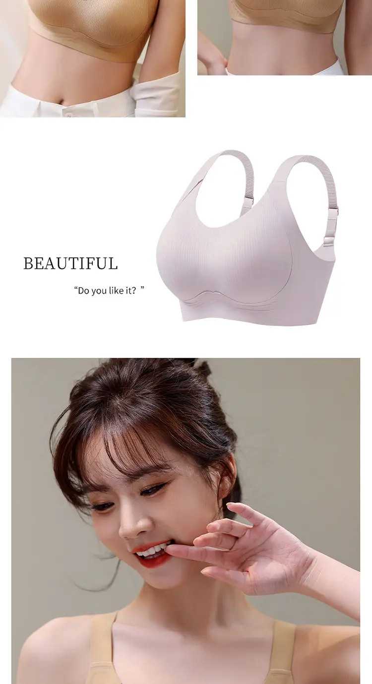 Women's Adjustable Pull-up Bra Non-Legender Summer Thin Small — feature 19