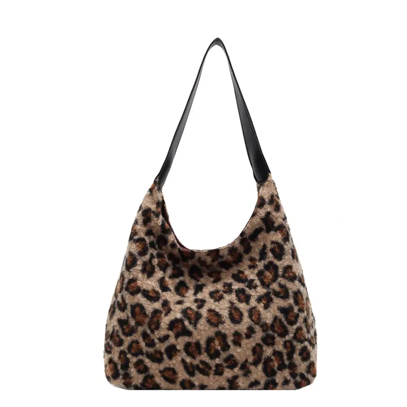 Leopard Print Women's Shoulder Bag Autumn Winter 2024 - Image 7