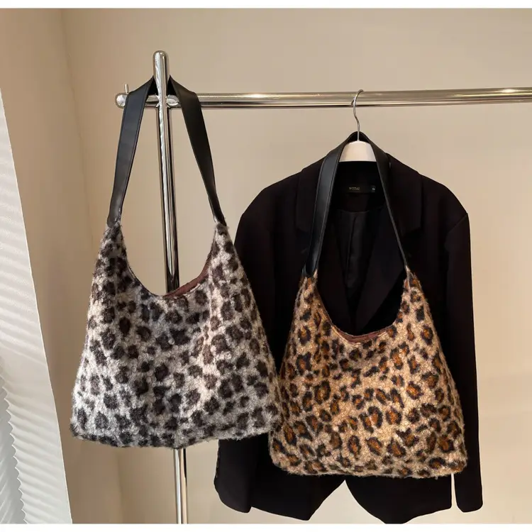 Leopard Print Women's Shoulder Bag Autumn Winter 2024 — feature 21