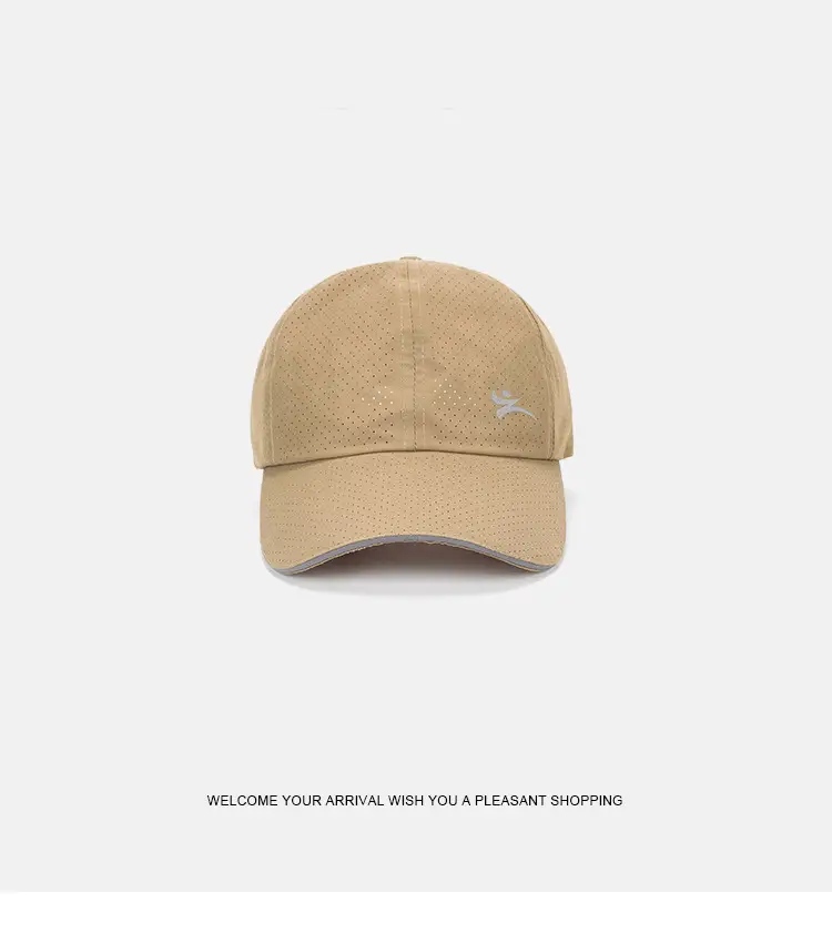Outdoor Sun Hat Large Mesh Breathable Beige — feature 10