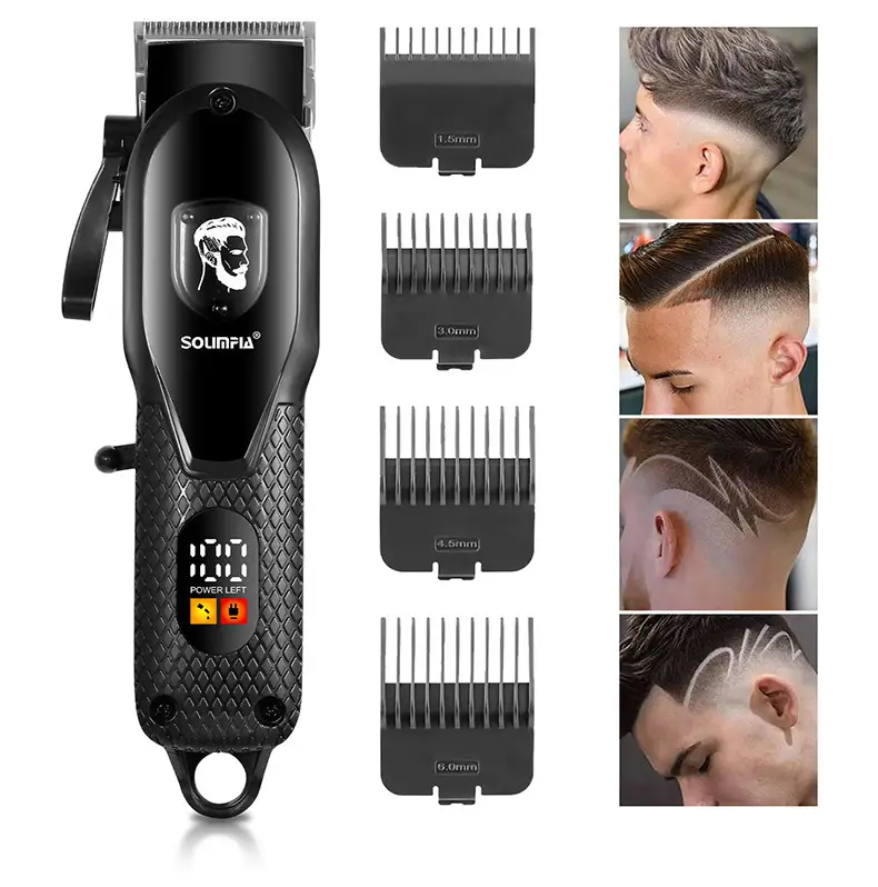 Electric Hair Clipper with 12 Blades for Men — feature 12