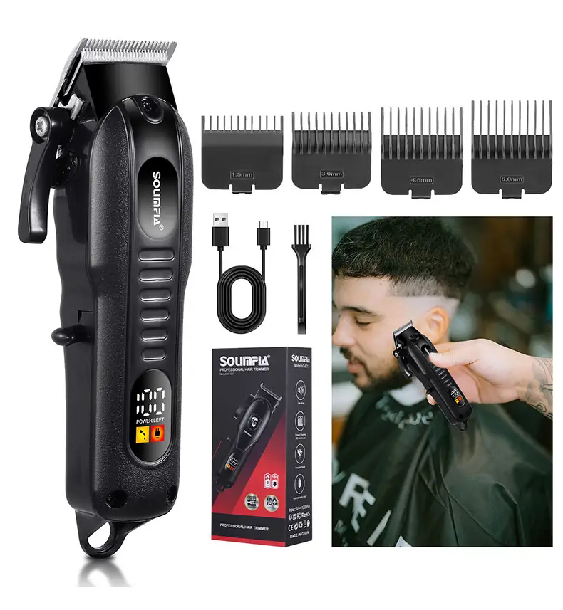 Electric Hair Clipper with 12 Blades for Men — feature 13