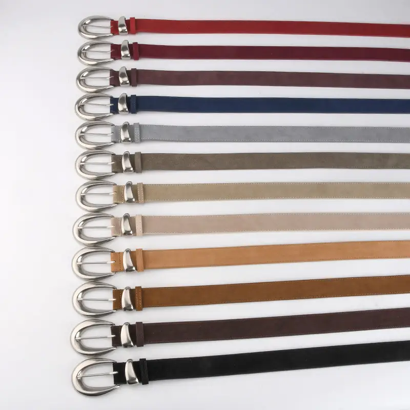 Vintage High-end Belt Women Genuine Leather Frosted Anti-velvet - Image 16