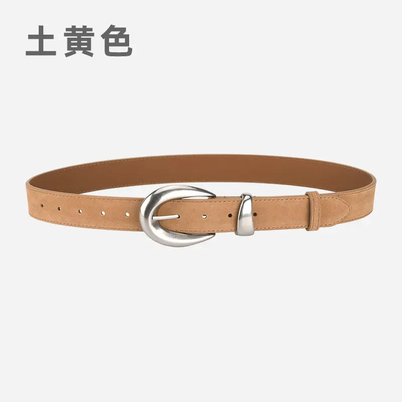 Vintage High-end Belt Women Genuine Leather Frosted Anti-velvet - Image 12