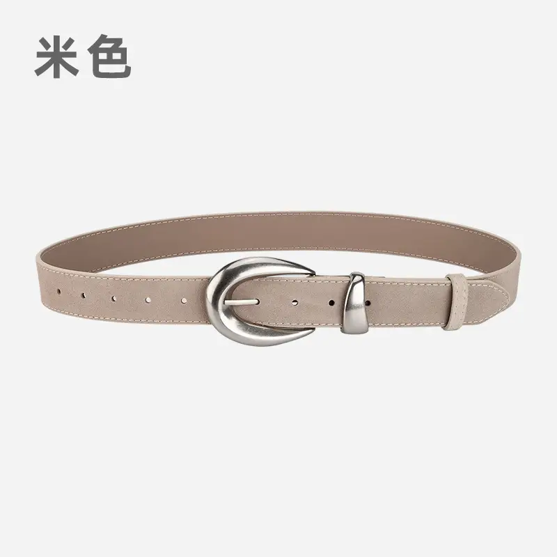 Vintage High-end Belt Women Genuine Leather Frosted Anti-velvet - Image 8