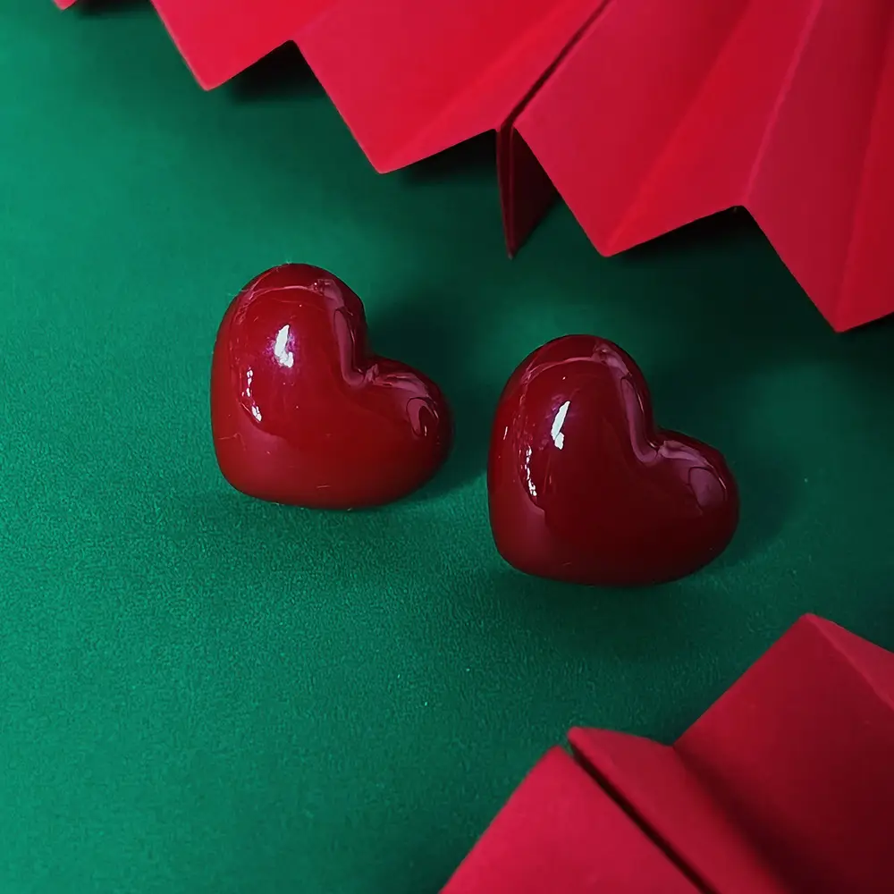 New Ankora Red Heart Ear Buckle Jewelry - Image 5