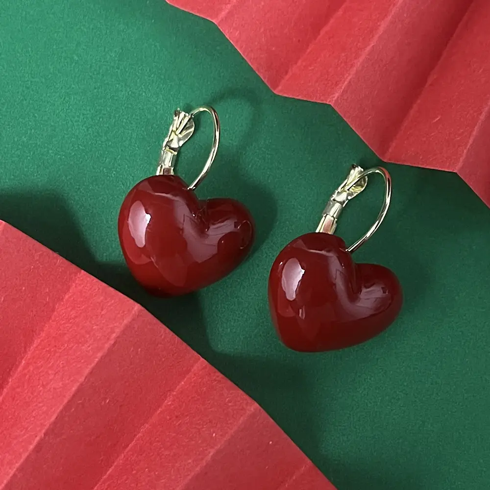 New Ankora Red Heart Ear Buckle Jewelry - Image 6