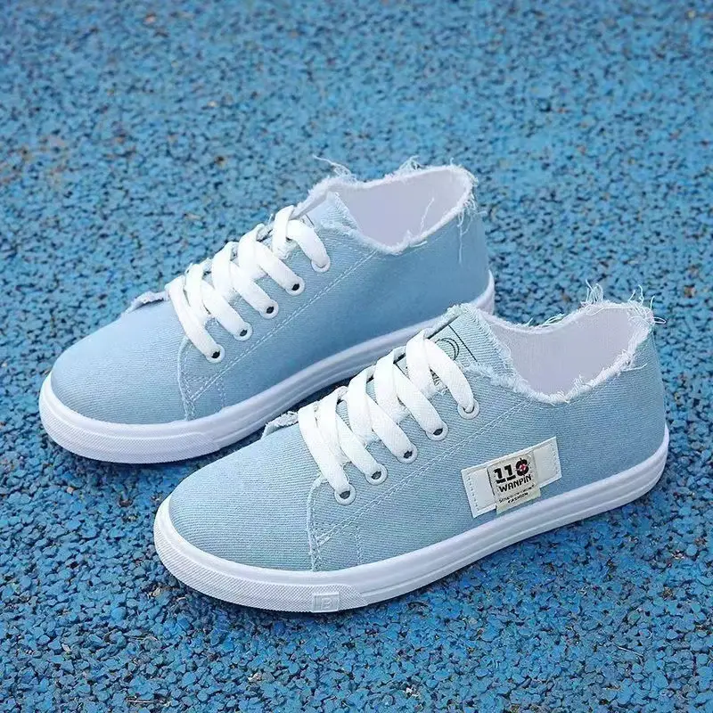Canvas Shoes Women's Autumn 2024 New Women's Shoes Spring White Shoes Student Shoes Sports Flat Single-layer Shoes Sneakers — feature 4