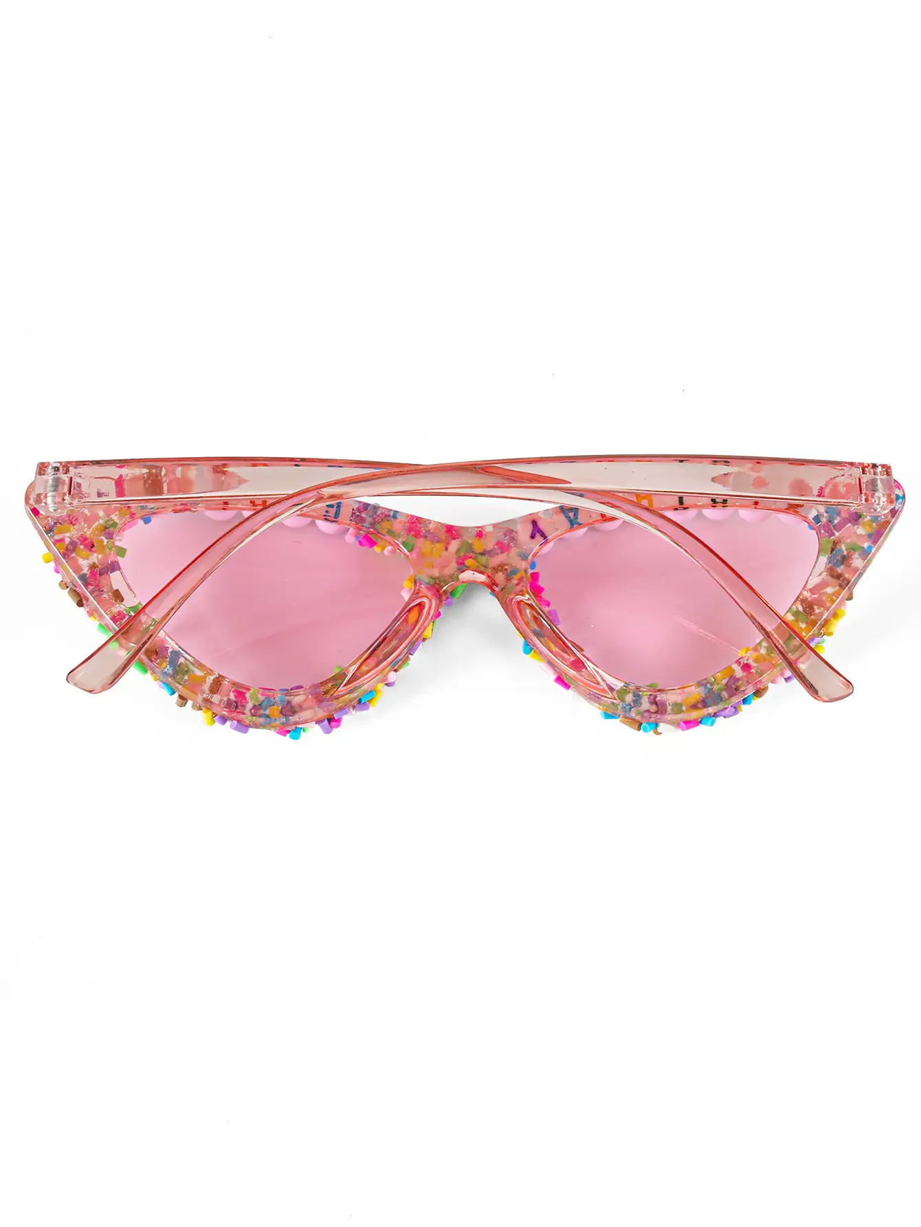 Cat's Eye Bridal Sunglasses Grey Crystal — feature 13