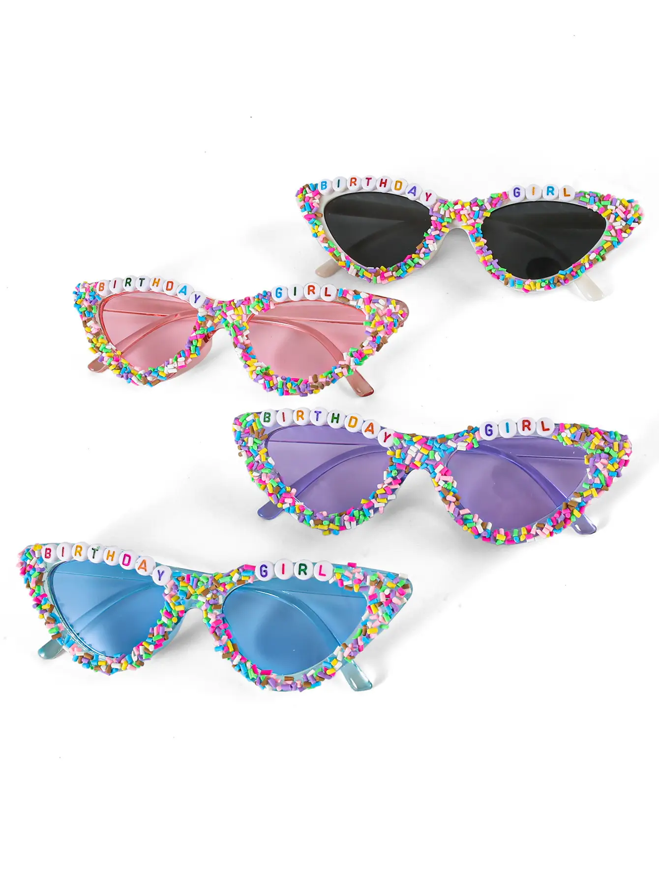 Cat's Eye Bridal Sunglasses Grey Crystal — feature 14