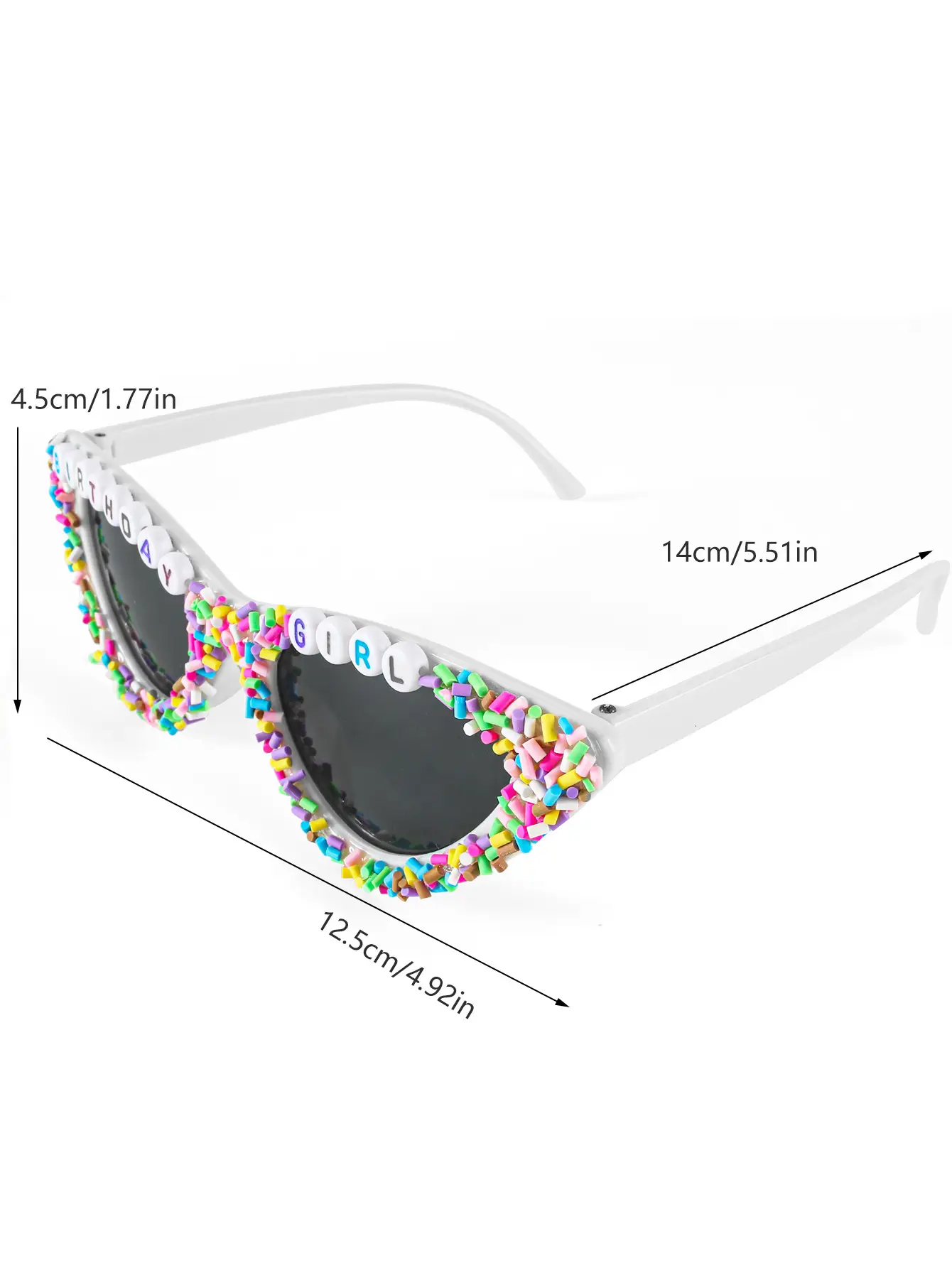 Cat's Eye Bridal Sunglasses Grey Crystal — feature 15