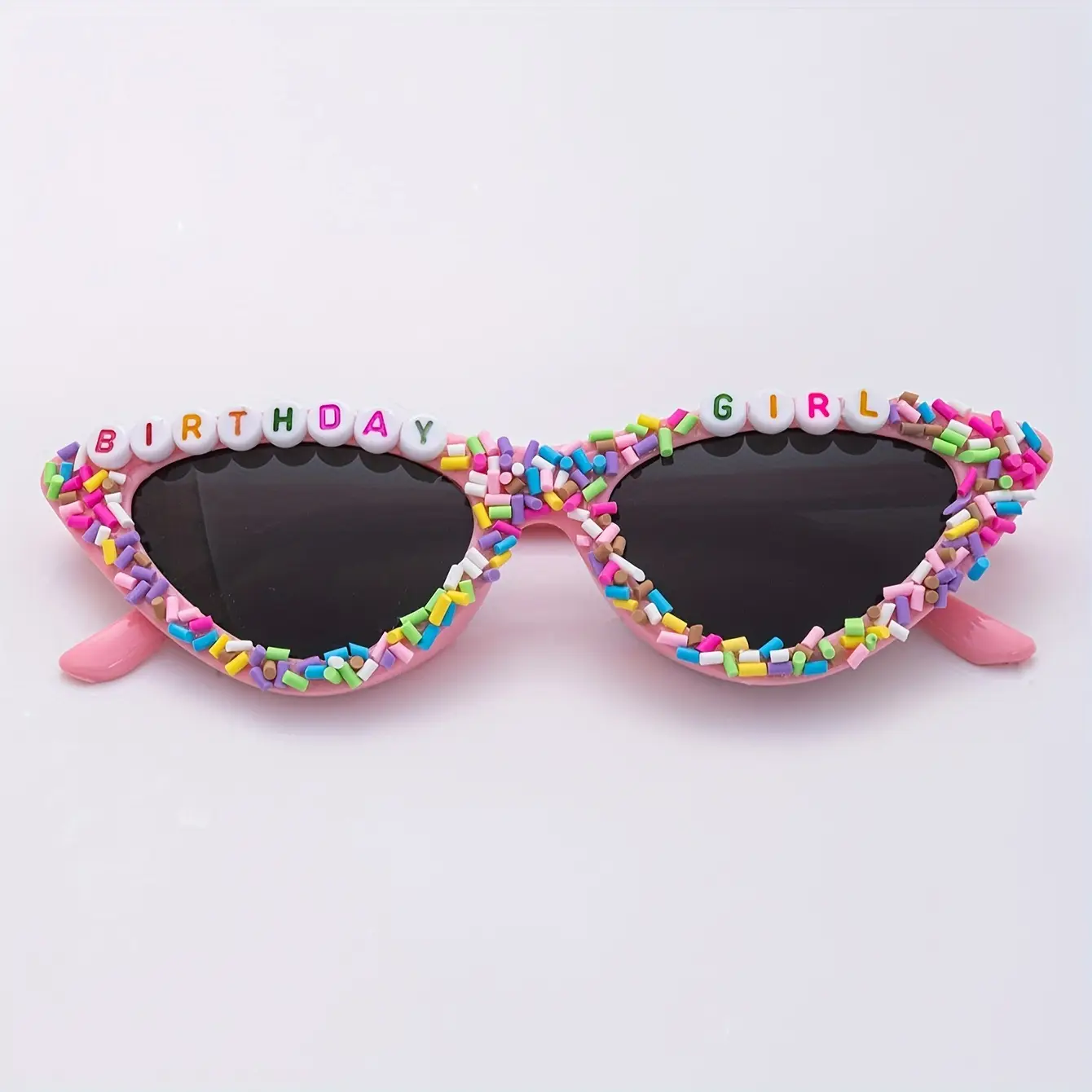 Cat's Eye Bridal Sunglasses Grey Crystal - Image 4