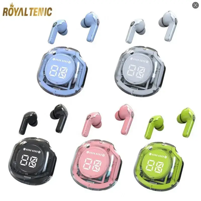 Transparent Bluetooth Headset Air31 with Crystal Display