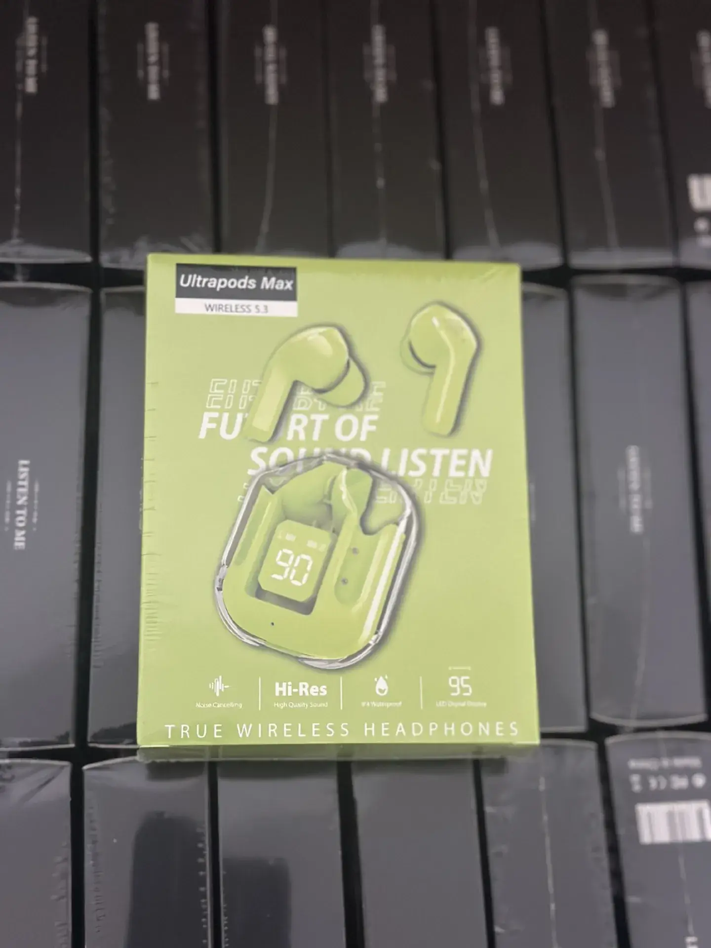 Transparent Bluetooth Headset Air31 with Crystal Display