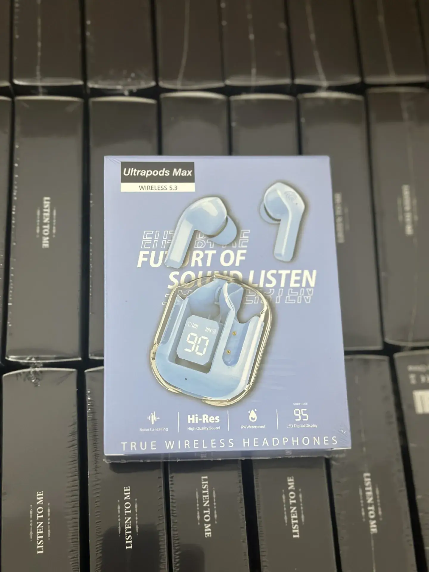 Transparent Bluetooth Headset Air31 with Crystal Display