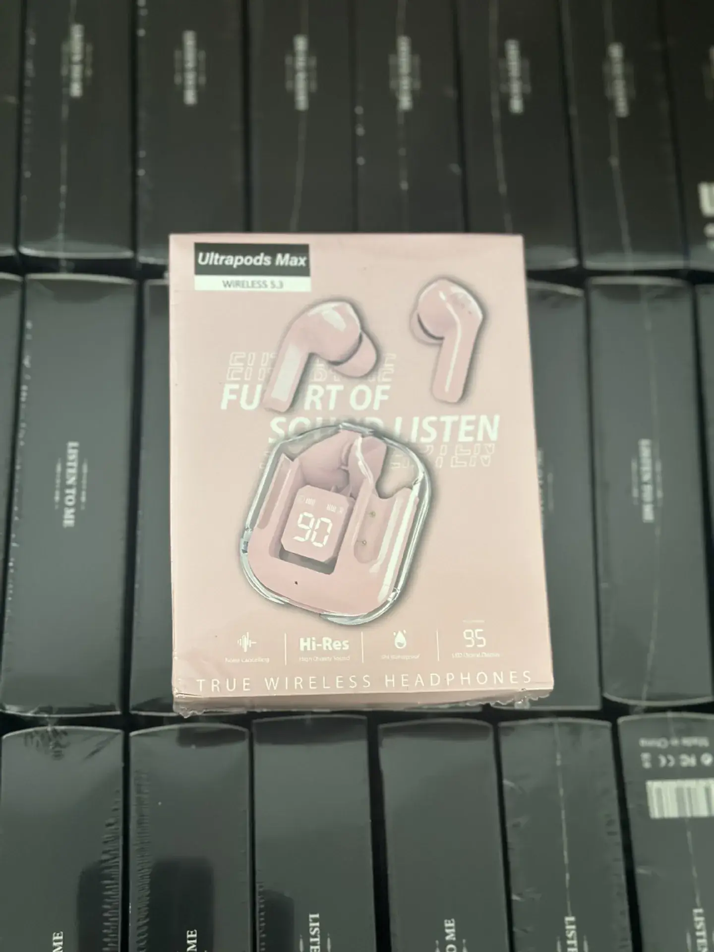 Transparent Bluetooth Headset Air31 with Crystal Display