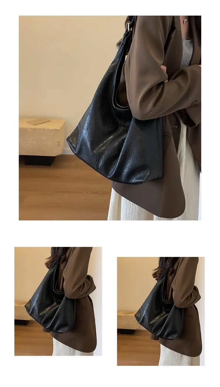 Retro Brown Leather Shoulder Bag for Women 2026 — feature 11