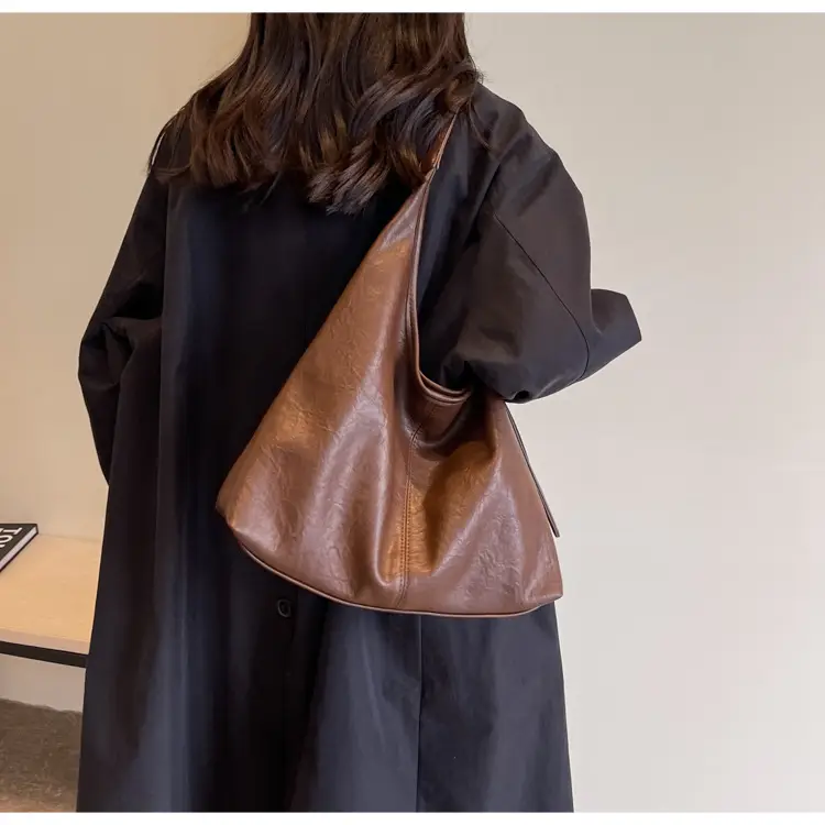 Retro Brown Leather Shoulder Bag for Women 2026 — feature 20