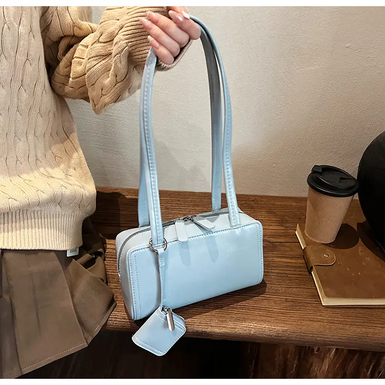 Women's Black Fringed Shoulder Bag Autumn Winter 2024 — feature 26