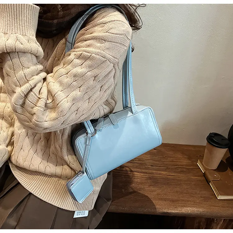 Women's Black Fringed Shoulder Bag Autumn Winter 2024 — feature 27