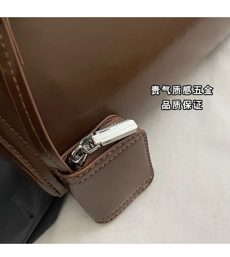 Women's Black Fringed Shoulder Bag Autumn Winter 2024 — feature 6