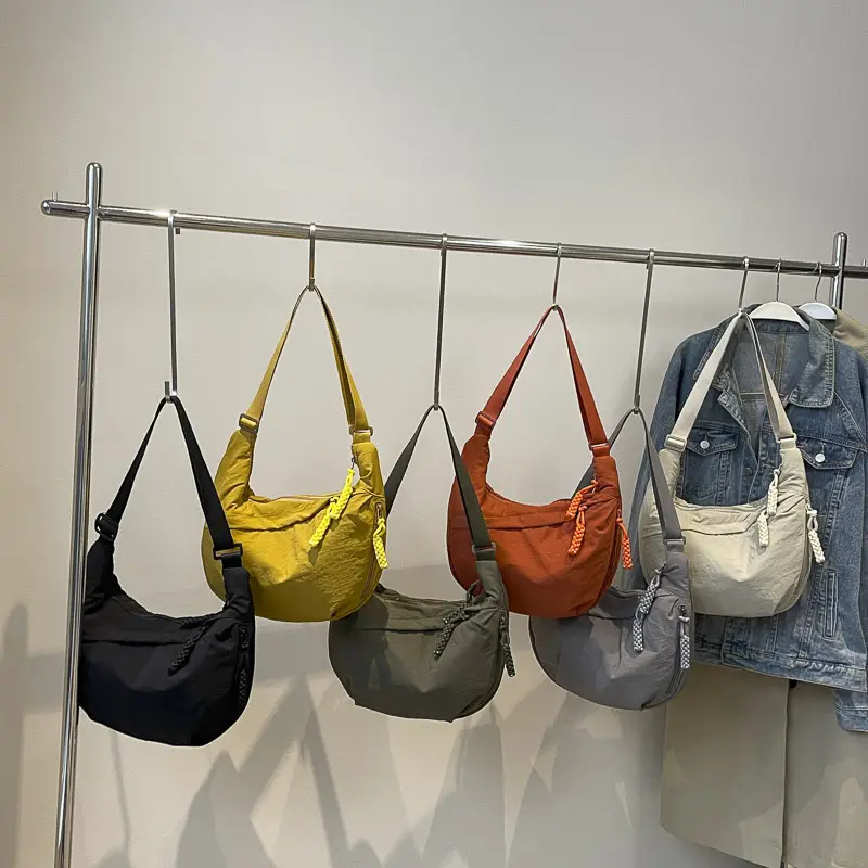 Yellow Japanese Style Crossbody Bag for Women