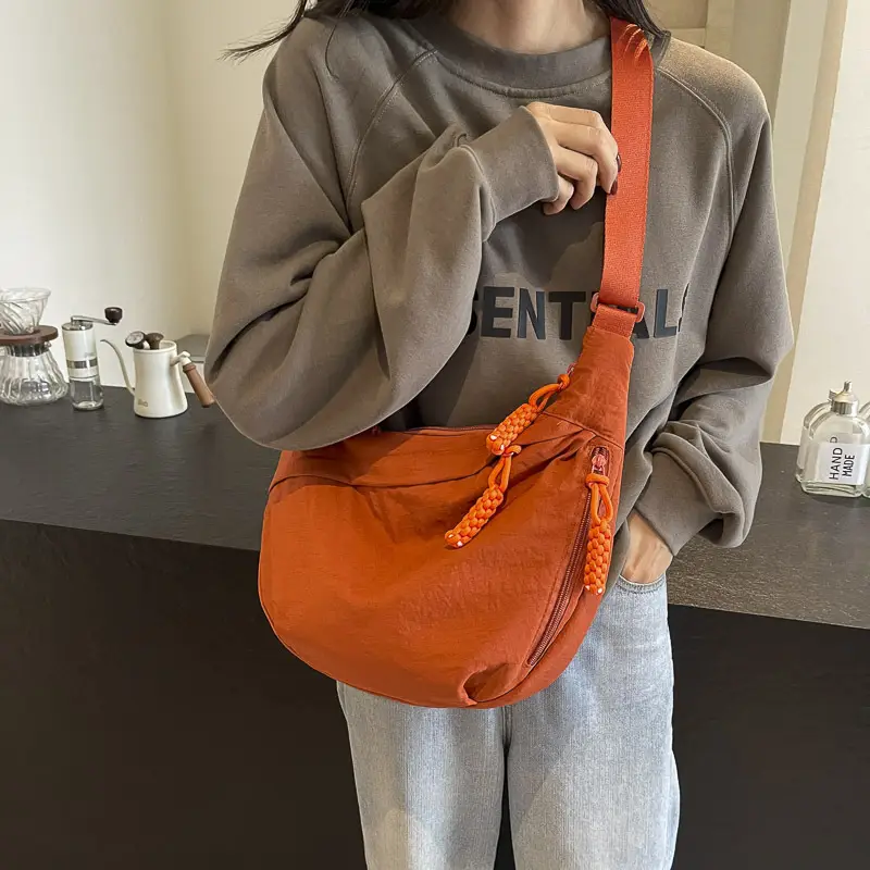 Yellow Japanese Style Crossbody Bag for Women