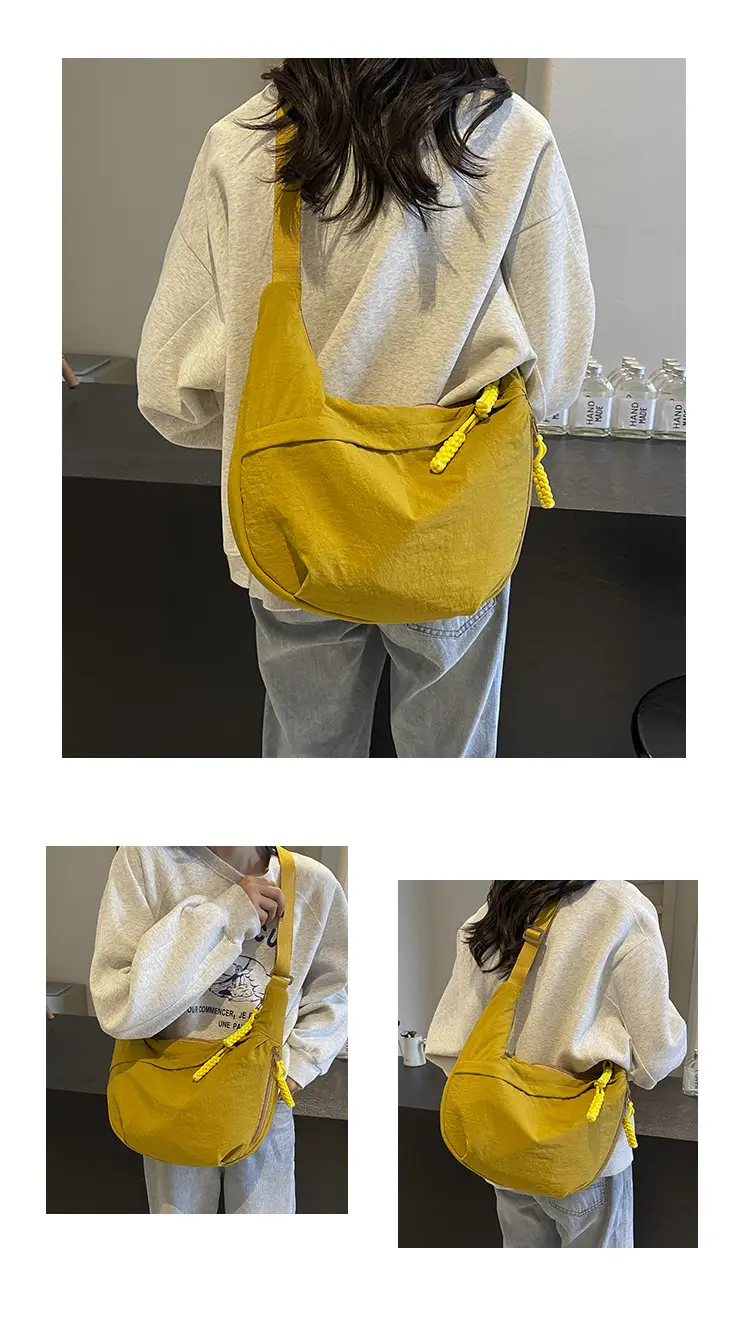 Yellow Japanese Style Crossbody Bag for Women — feature 11