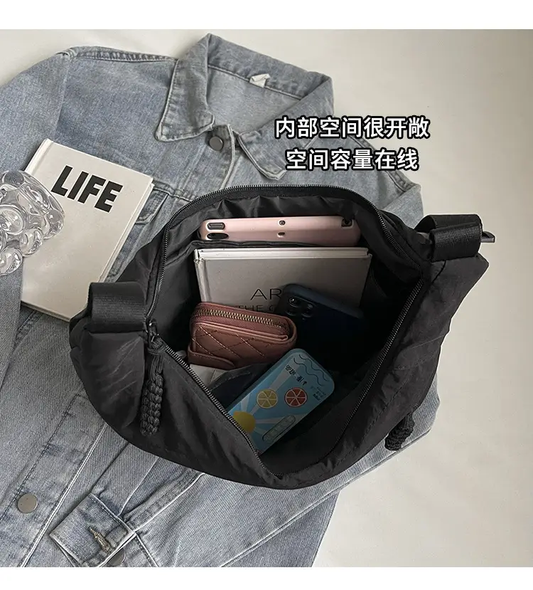 Yellow Japanese Style Crossbody Bag for Women — feature 7