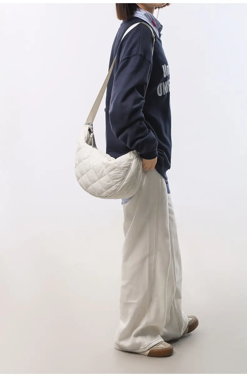 Crossbody Bag Rhombus Dumpling Pattern 2024 Cotton — feature 21