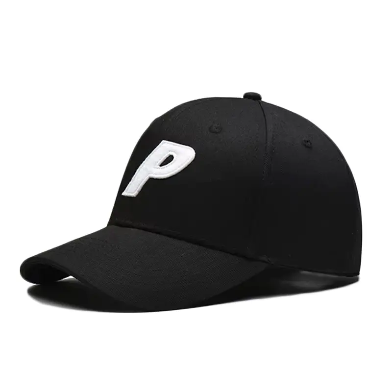 Men Women Sun Hat Black P Cap Large Head - Image 4