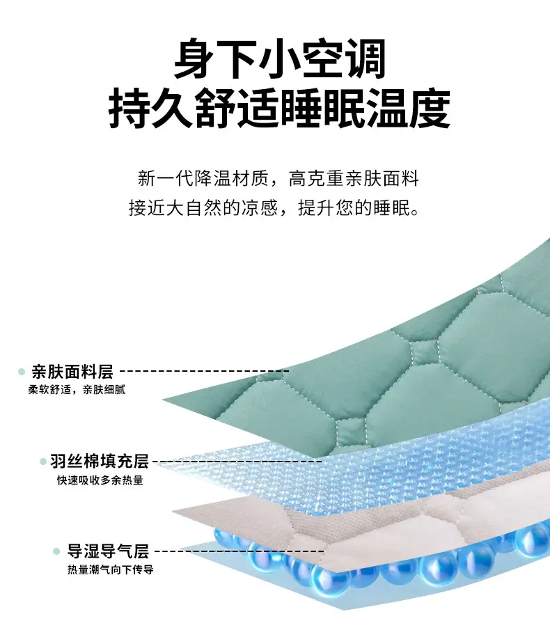 Quilted Bed Cover Single-piece Thickened Bed Sheet Four Seasons Bedspread Mattress Protector Dustproof Bedspread Bed Cover Full Enclosure — feature 7